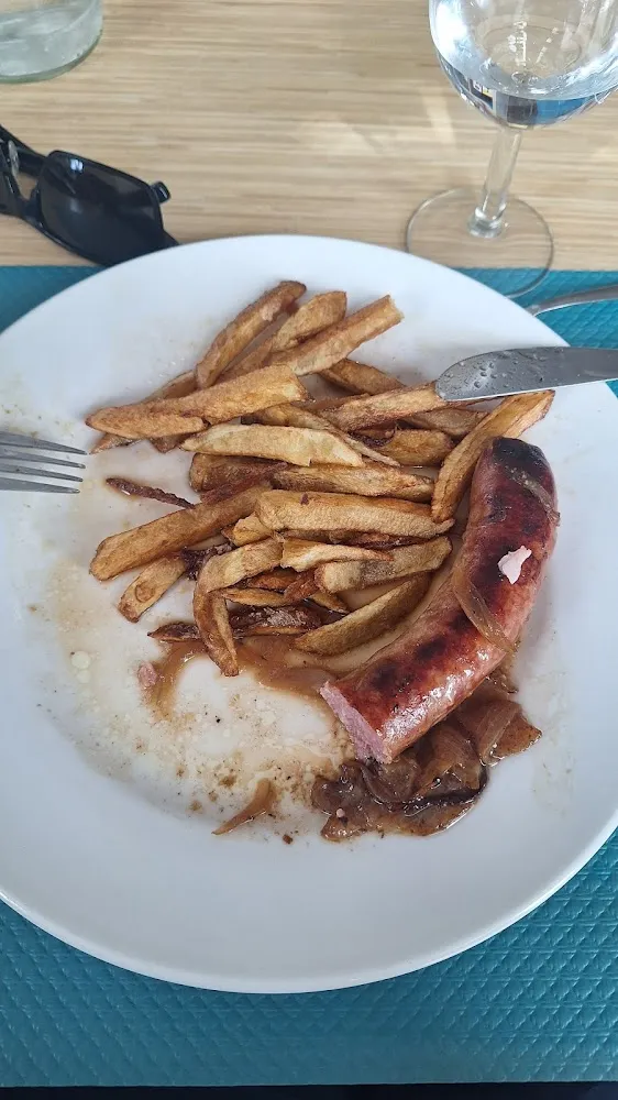 Sausage with Fries